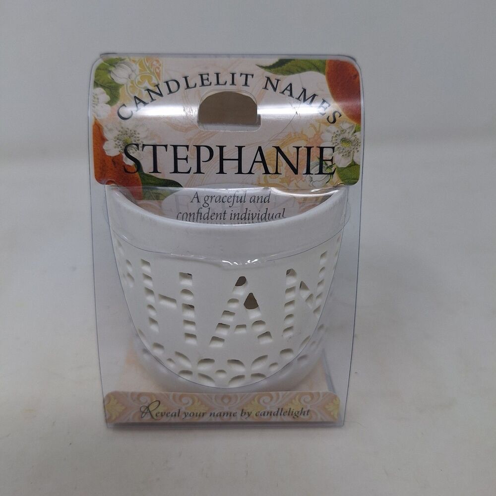 Candlelight Names Personalized Tealight Candle Holder Stephanie Gift Novelty